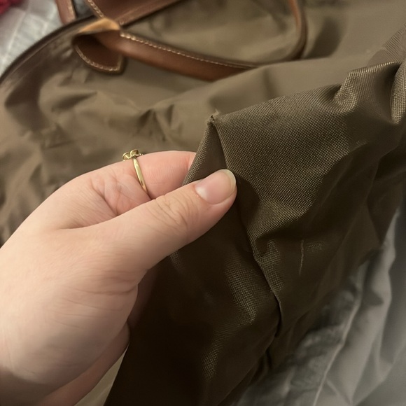 XL Olive Le Pilage Longchamp Tote - Picture 9 of 14